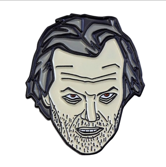Jack Torrance Face Enamel Pin The Shinning - Picture 1 of 5